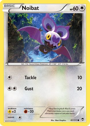 Image of Noibat (87/111) [XY: Furious Fists]