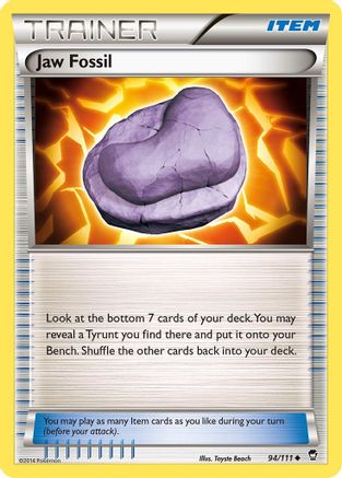 Image of Jaw Fossil (94/111) [XY: Furious Fists]