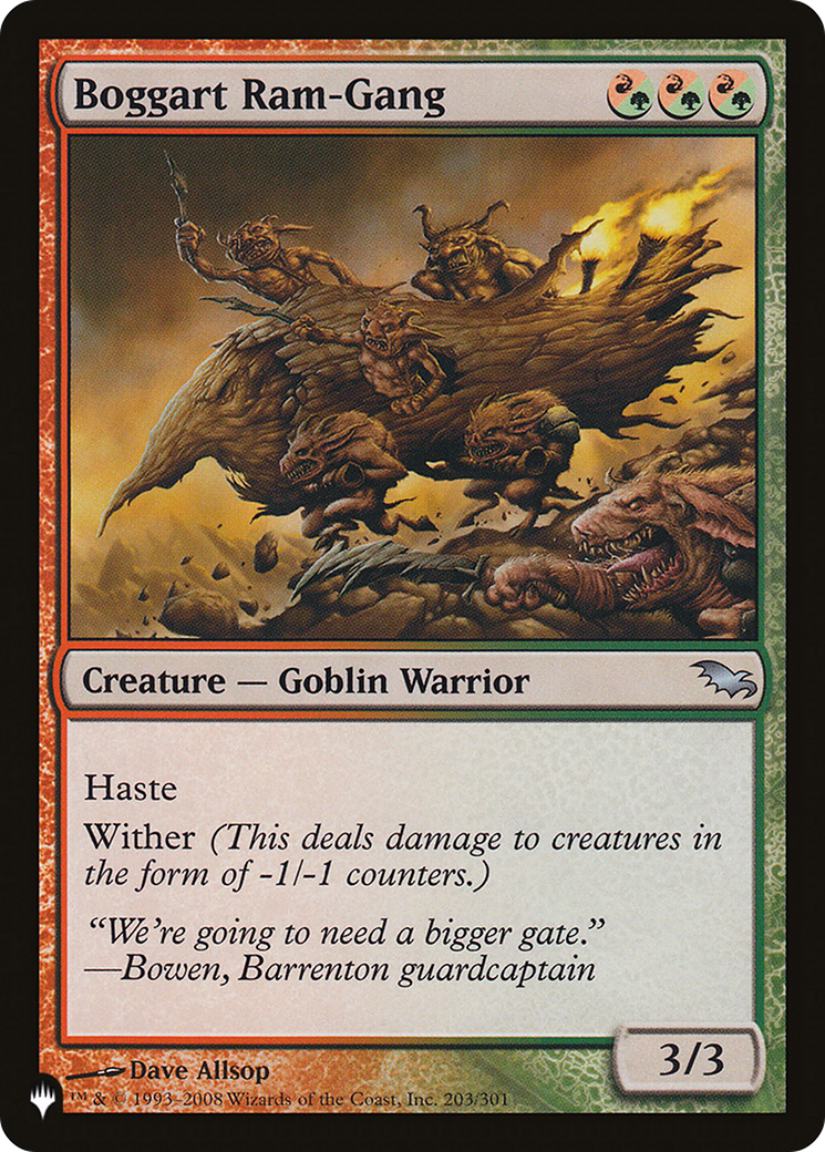 Image of Boggart Ram-Gang [The List]