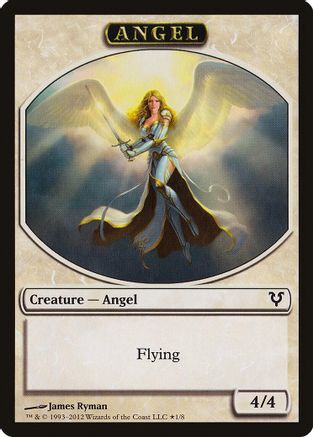 Image of Angel // Demon Double-Sided Token [Avacyn Restored Tokens]