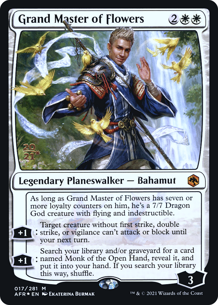 Image of Grand Master of Flowers [Dungeons & Dragons: Adventures in the Forgotten Realms Prerelease Promos]