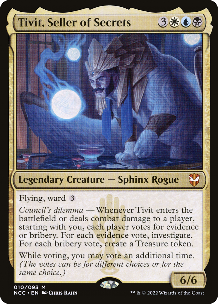 Image of Tivit, Seller of Secrets [Streets of New Capenna Commander]