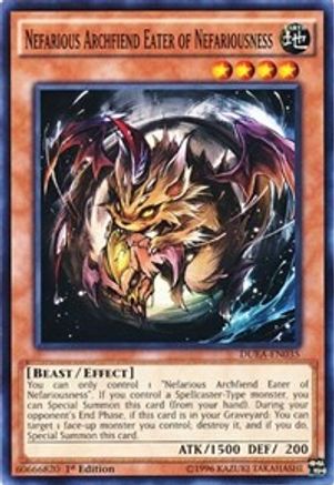 Image of Nefarious Archfiend Eater of Nefariousness [DUEA-EN035] Common