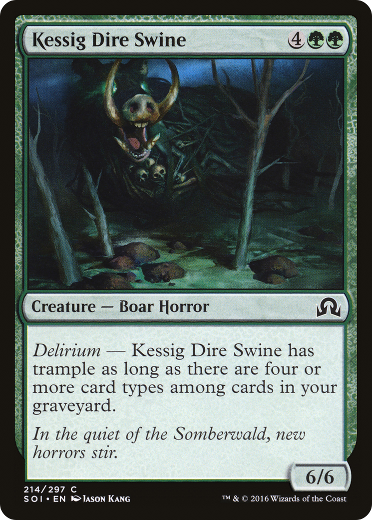 Image of Kessig Dire Swine [Shadows over Innistrad]