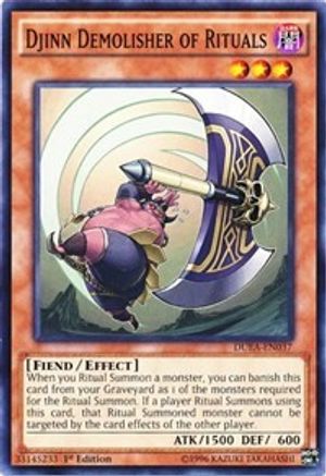 Image of Djinn Demolisher of Rituals [DUEA-EN037] Common