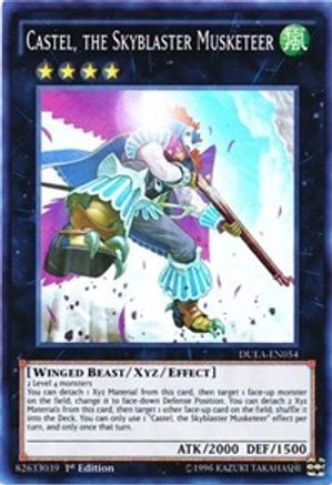 Image of Castel, the Skyblaster Musketeer [DUEA-EN054] Super Rare