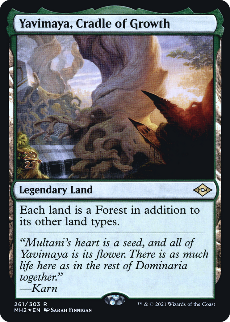 Image of Yavimaya, Cradle of Growth [Modern Horizons 2 Prerelease Promos]