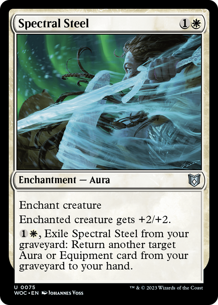 Image of Spectral Steel [Wilds of Eldraine Commander]