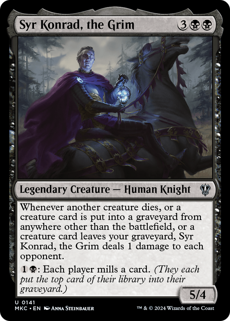 Image of Syr Konrad, the Grim [Murders at Karlov Manor Commander]