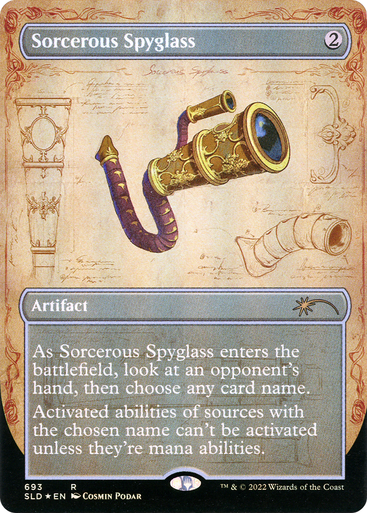 Image of Sorcerous Spyglass (Blueprint) [Secret Lair Drop Promos]