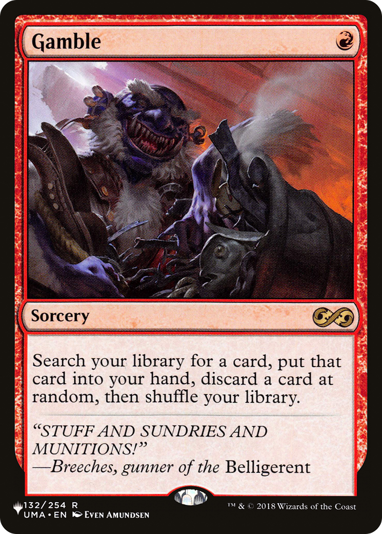 Image of Gamble [Secret Lair: Heads I Win, Tails You Lose]