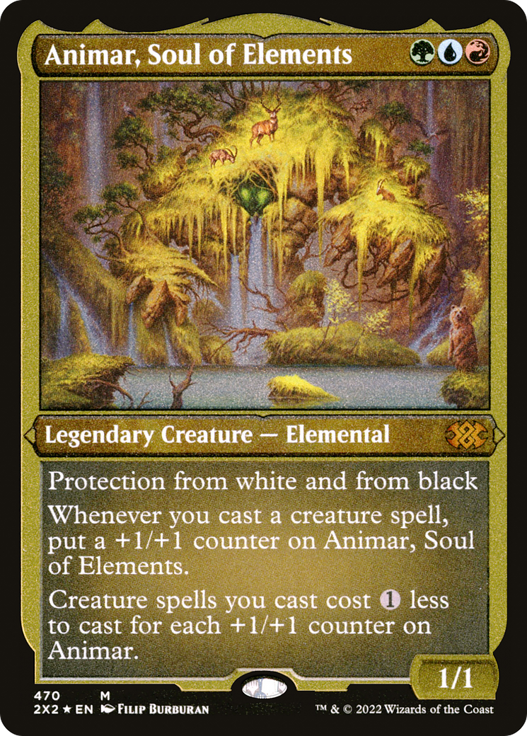 Image of Animar, Soul of Elements (Foil Etched) [Double Masters 2022]
