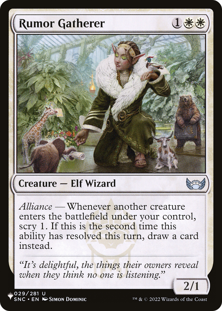 Image of Rumor Gatherer [The List]