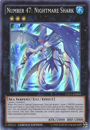 Image of Number 47: Nightmare Shark [CT11-EN004] Super Rare