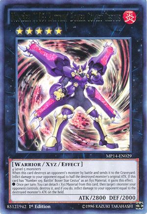 Image of Number C105: Battlin' Boxer Comet Cestus [MP14-EN029] Ultra Rare