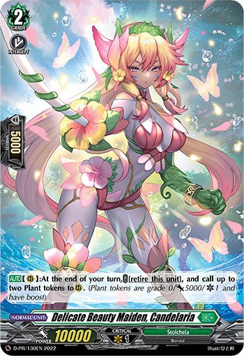 Image of Delicate Beauty Maiden, Candelaria (Foil) (D-PR/130EN) [D Promo Cards]
