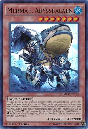 Image of Mermail Abyssbalaen [MP14-EN055] Ultra Rare