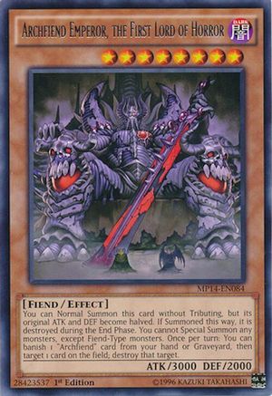 Image of Archfiend Emperor, the First Lord of Horror [MP14-EN084] Rare