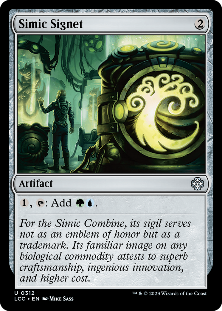 Image of Simic Signet [The Lost Caverns of Ixalan Commander]