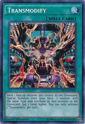 Image of Transmodify [MP14-EN106] Secret Rare