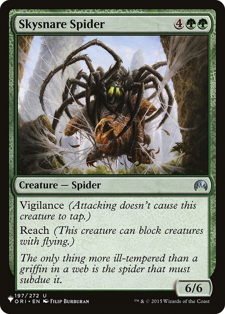 Image of Skysnare Spider [The List]