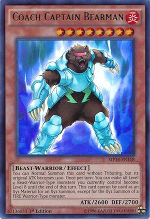 Image of Coach Captain Bearman [MP14-EN118] Ultra Rare