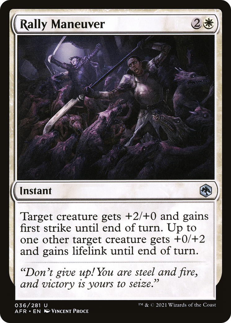 Image of Rally Maneuver [Dungeons & Dragons: Adventures in the Forgotten Realms]