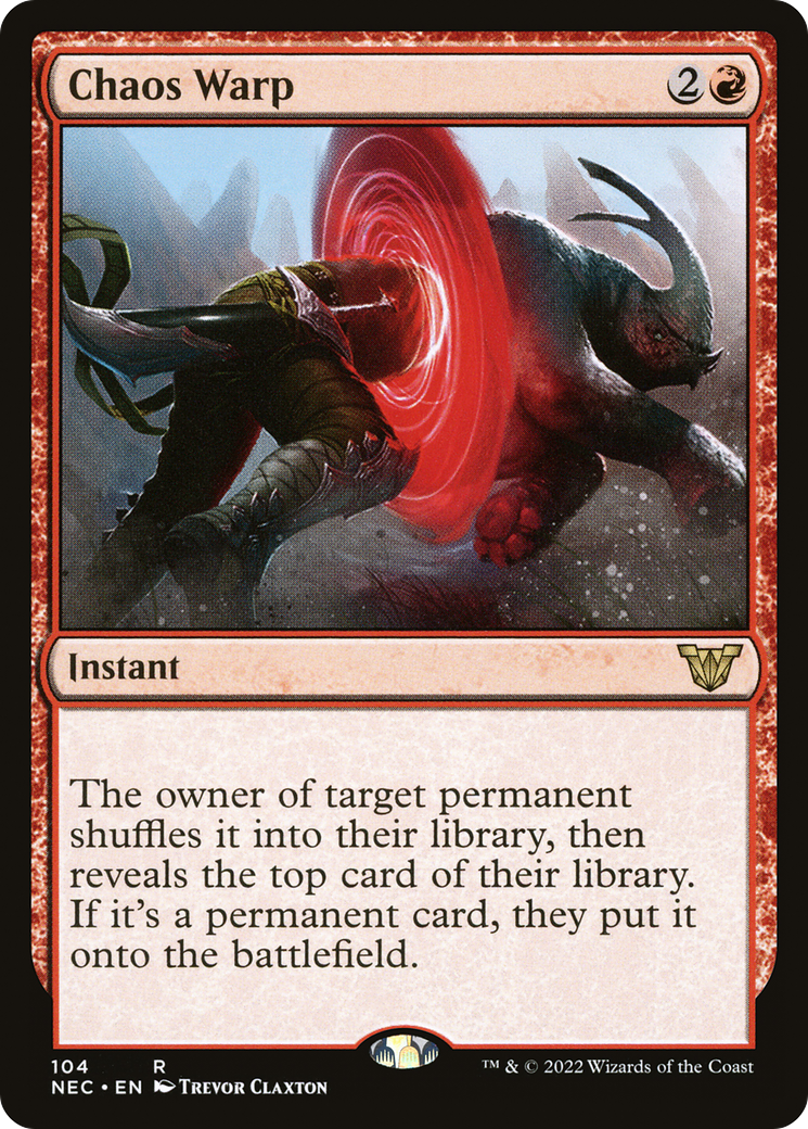 Image of Chaos Warp [Kamigawa: Neon Dynasty Commander]