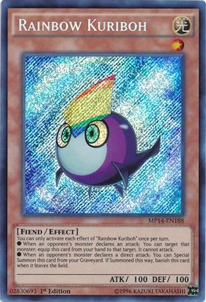 Image of Rainbow Kuriboh [MP14-EN188] Secret Rare