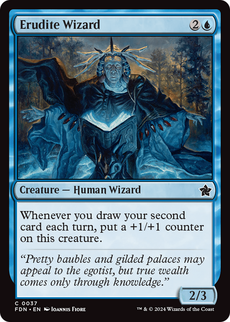 Image of Erudite Wizard [Foundations]
