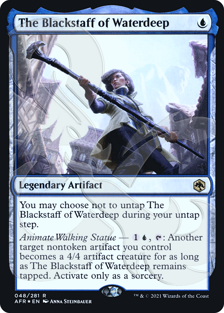Image of The Blackstaff of Waterdeep (Ampersand Promo) [Dungeons & Dragons: Adventures in the Forgotten Realms Promos]