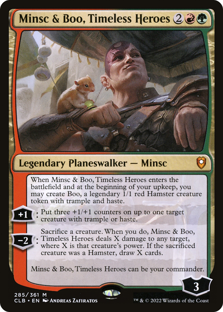 Image of Minsc & Boo, Timeless Heroes [Commander Legends: Battle for Baldur's Gate]