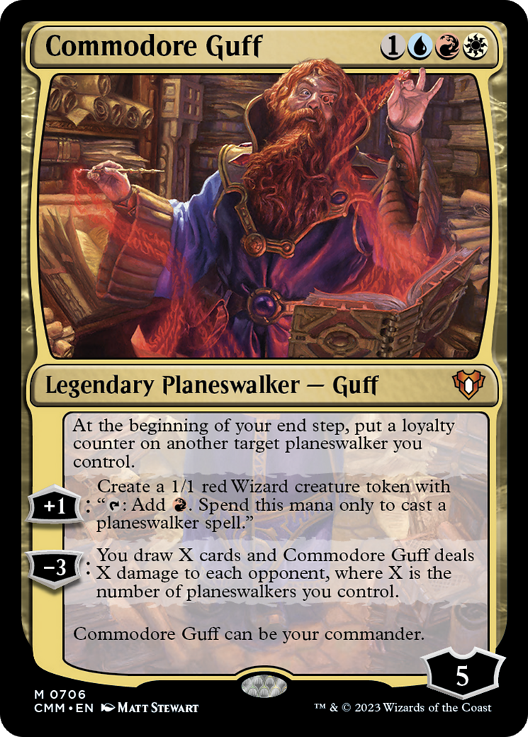 Image of Commodore Guff [Commander Masters]