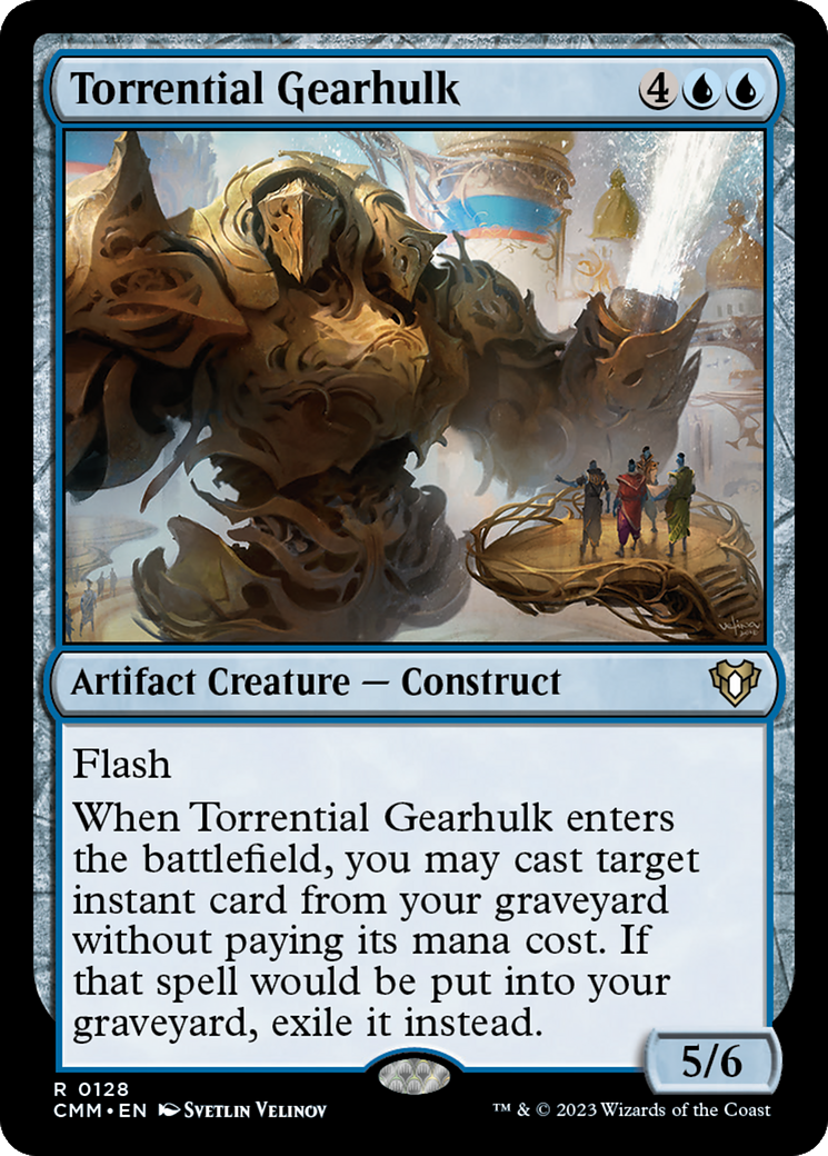 Image of Torrential Gearhulk [Commander Masters]