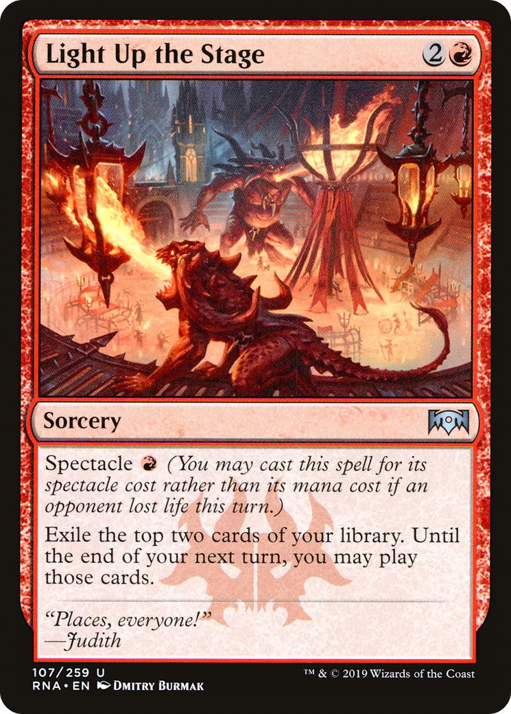 Image of Light Up the Stage [Ravnica Allegiance]