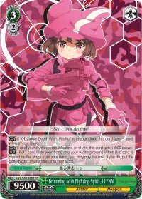 Image of Brimming with Fighting Spirit, LLENN (GGO/S59-E003 RR) [Gun Gale Online]