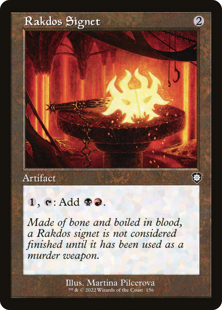 Image of Rakdos Signet (Retro) [The Brothers' War Commander]