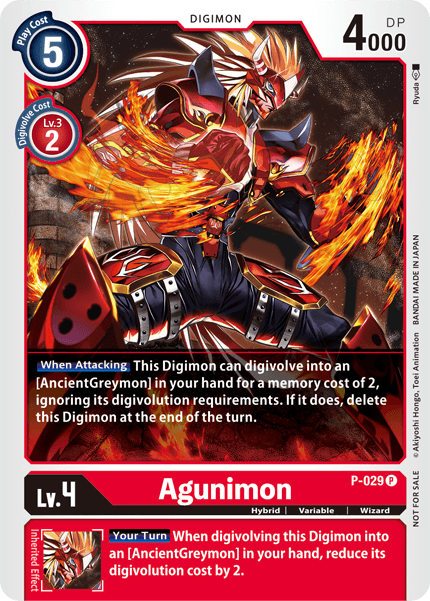 Image of Agunimon [P-029] [Revision Pack Cards]