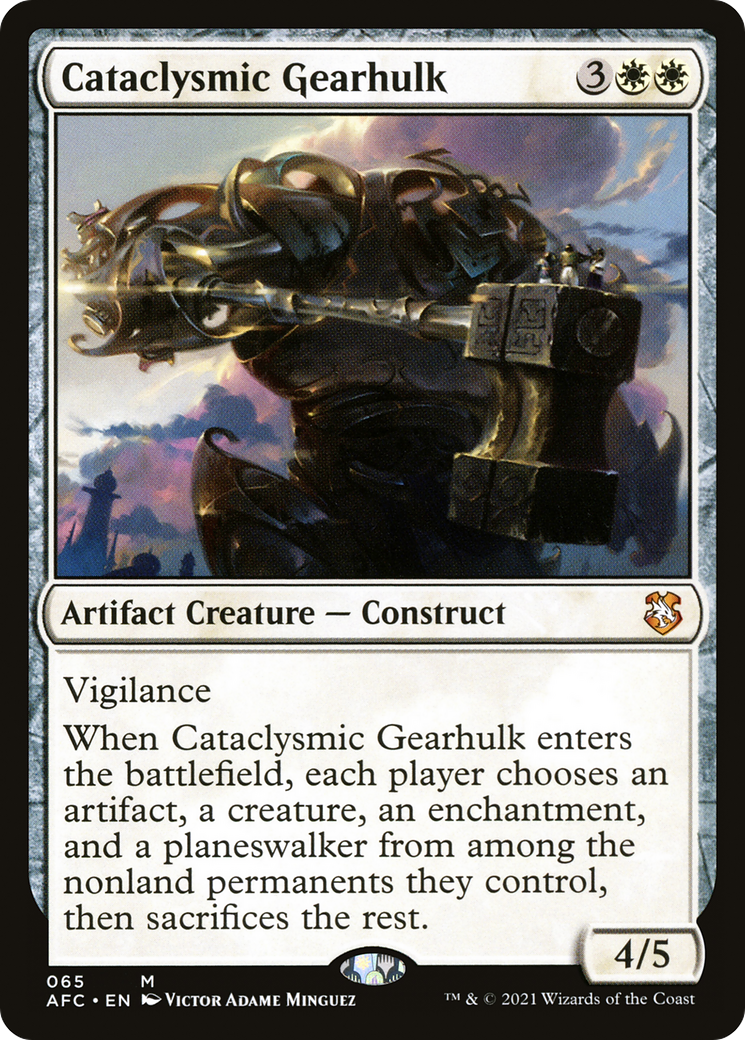 Image of Cataclysmic Gearhulk [Dungeons & Dragons: Adventures in the Forgotten Realms Commander]
