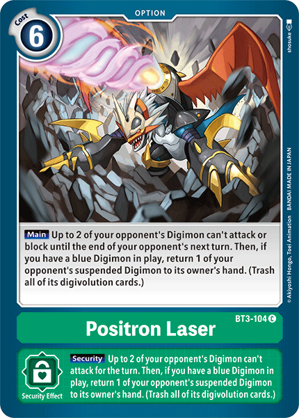 Image of Positron Laser [BT3-104] [Release Special Booster Ver.1.5]