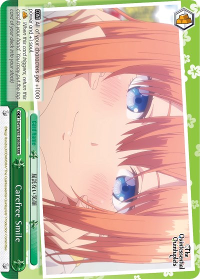 Image of Carefree Smile (5HY/W83-E060R RRR) [The Quintessential Quintuplets]