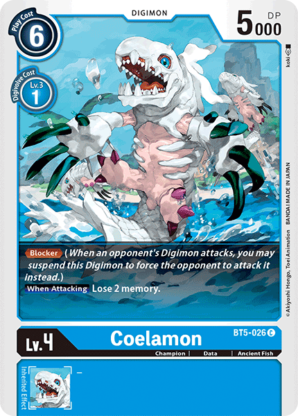Image of Coelamon [BT5-026] [Battle of Omni]