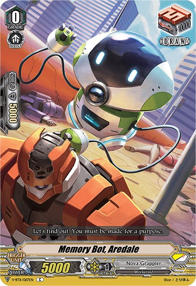 Image of Memory Bot, Aredale (V-BT11/067EN) [Storm of the Blue Cavalry]