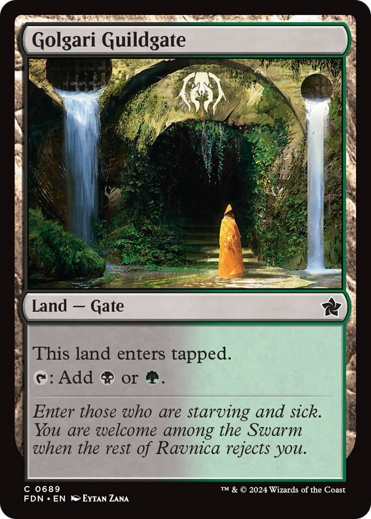 Image of Golgari Guildgate [Foundations]