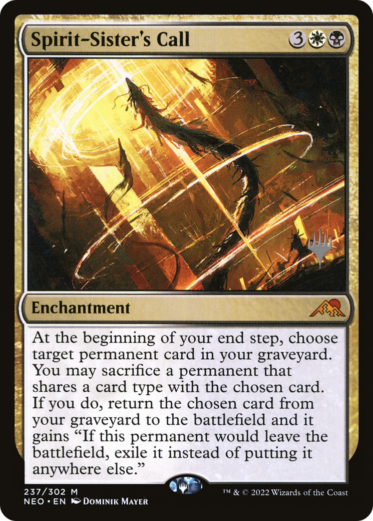 Image of Spirit-Sister's Call (Promo Pack) [Kamigawa: Neon Dynasty Promos]