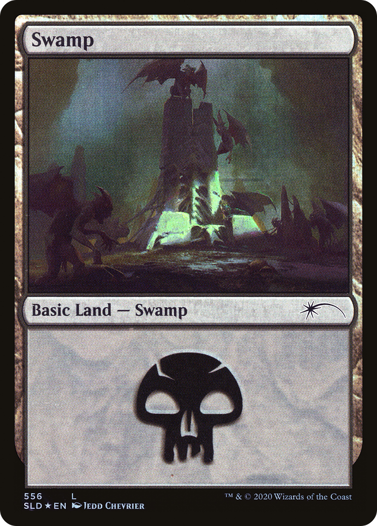 Image of Swamp (Minions) (556) [Secret Lair Drop Promos]