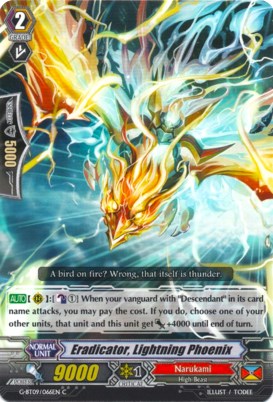 Image of Eradicator, Lightning Phoenix (G-BT09/066EN) [Divine Dragon Caper]