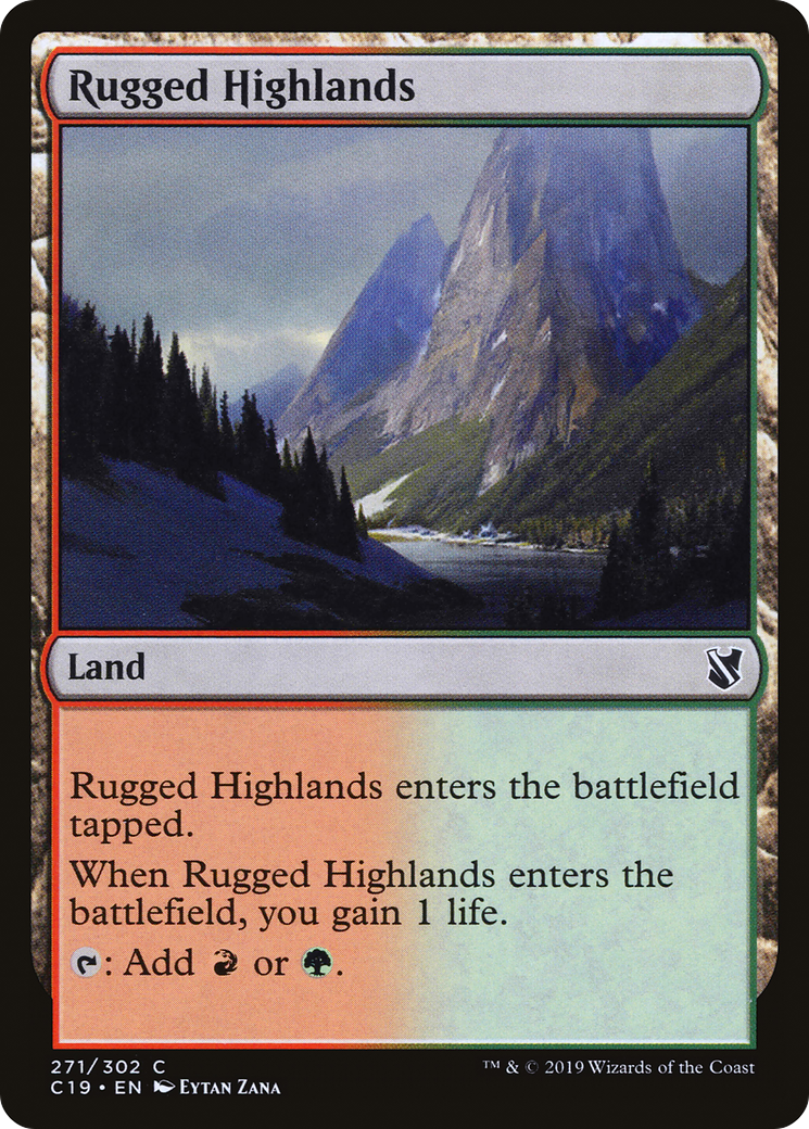 Image of Rugged Highlands [Commander 2019]