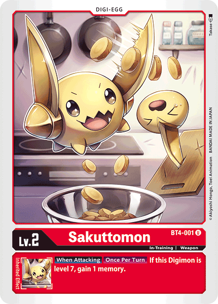 Image of Sakuttomon [BT4-001] [Great Legend]