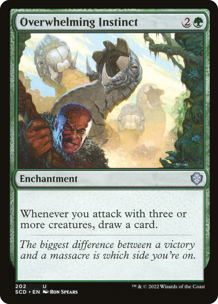 Image of Overwhelming Instinct [Starter Commander Decks]